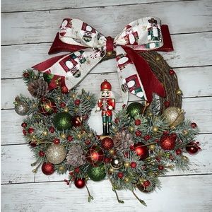 Christmas Nutcracker Wreath